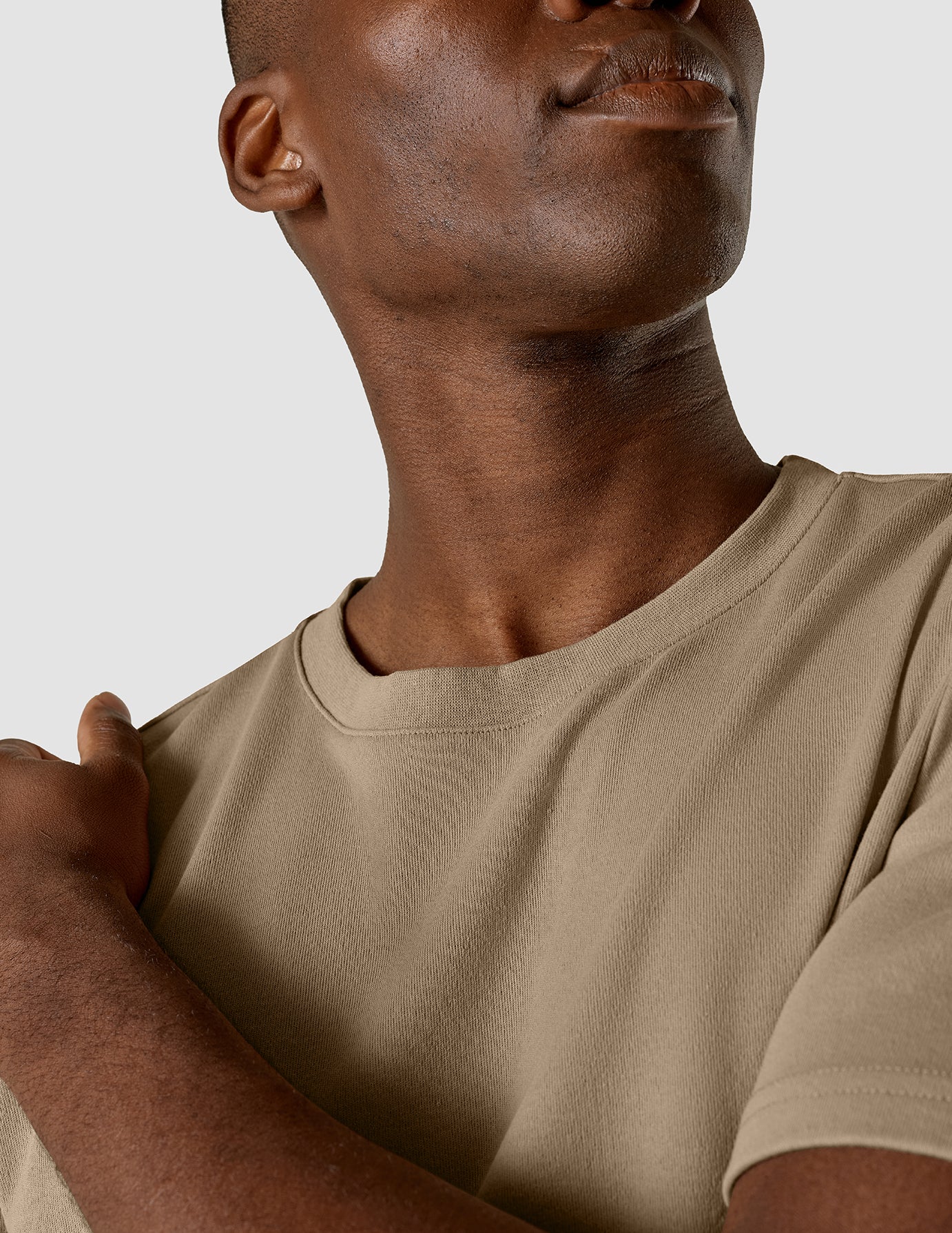 Heavy Box Fit T-shirt Khaki